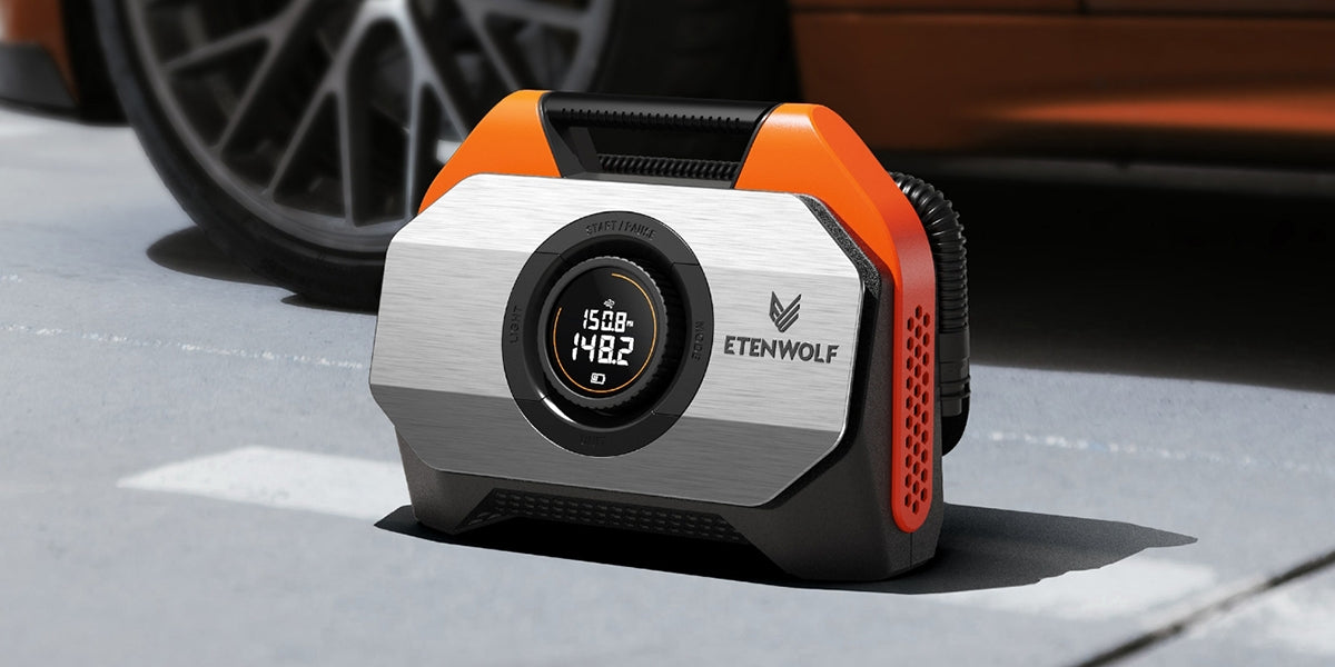 ETENWOLF Vortex S6 Heavy Duty Tire Inflator Air Compressor
