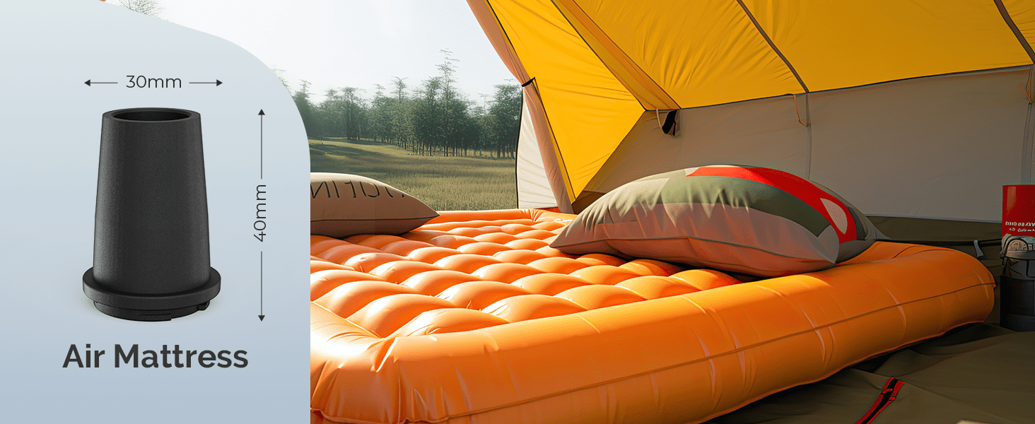 portable electric air pump for air mattress