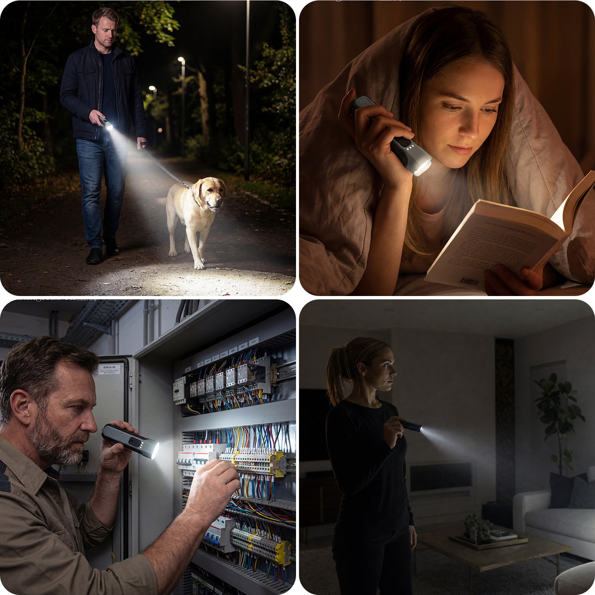 ETENWOLF L2 Rechargeable LED Flashlight