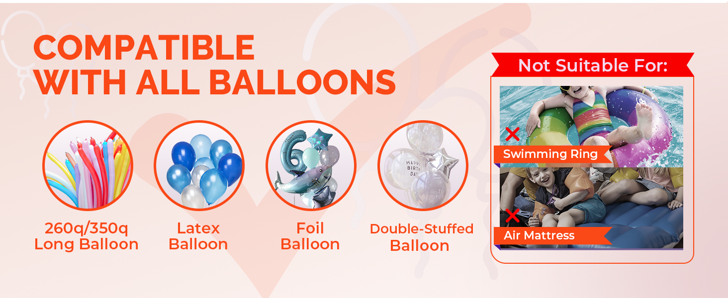 ETENWOLF P600 Balloon Pump Electric for Balloons