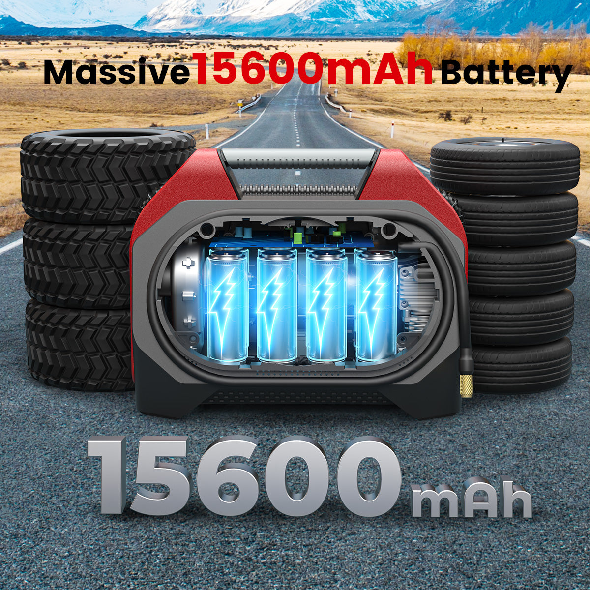 ETENWOLF Vortex S6 SE Heavy Duty Cordless Tire Inflator Air Compressor