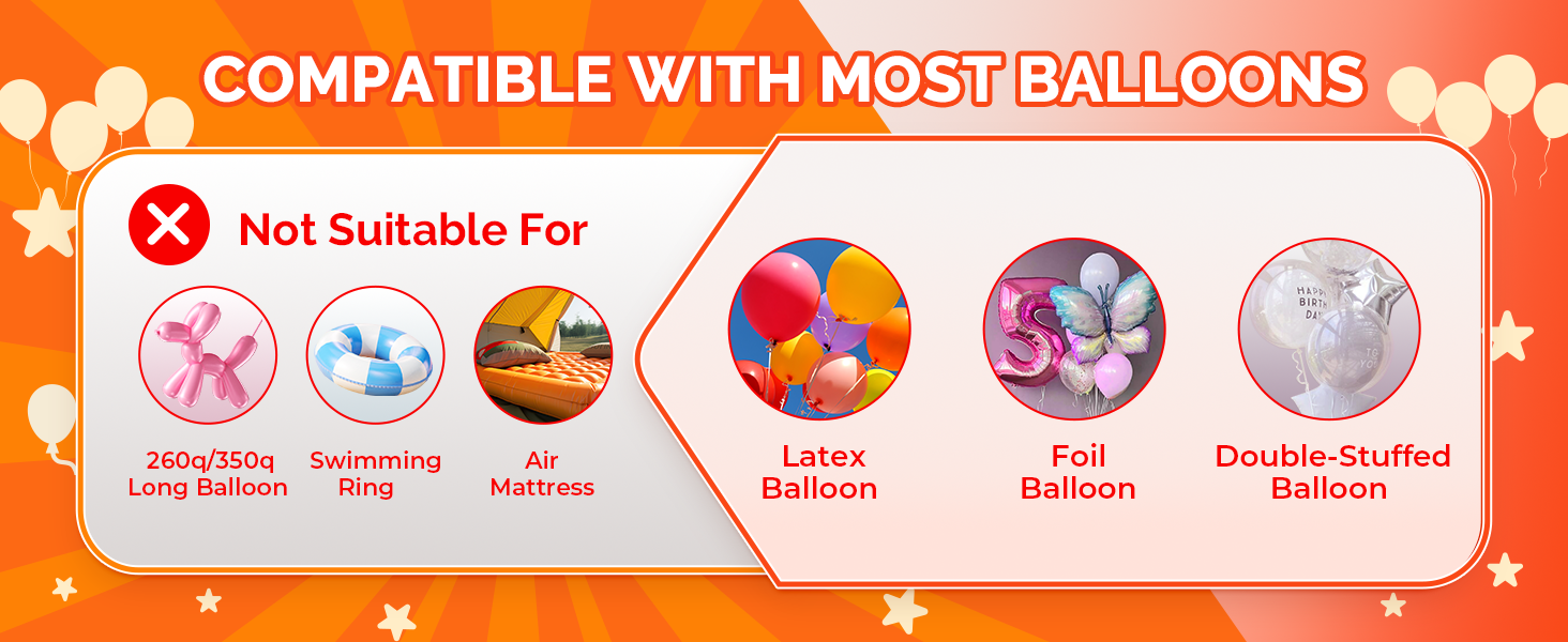 ETENWOLF P400 Balloon Pump Electric for Balloons