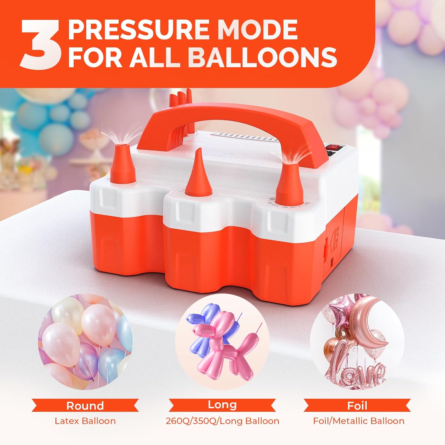 ETENWOLF P600 Balloon Pump Electric for Balloons