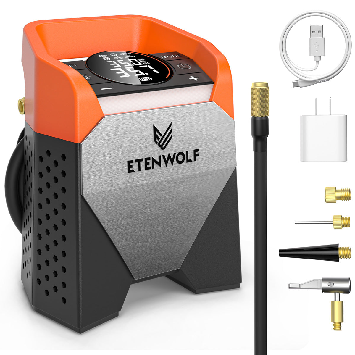 ETENWOLF Zephyr S5 Heavy Duty Tire Inflator Air Compressor