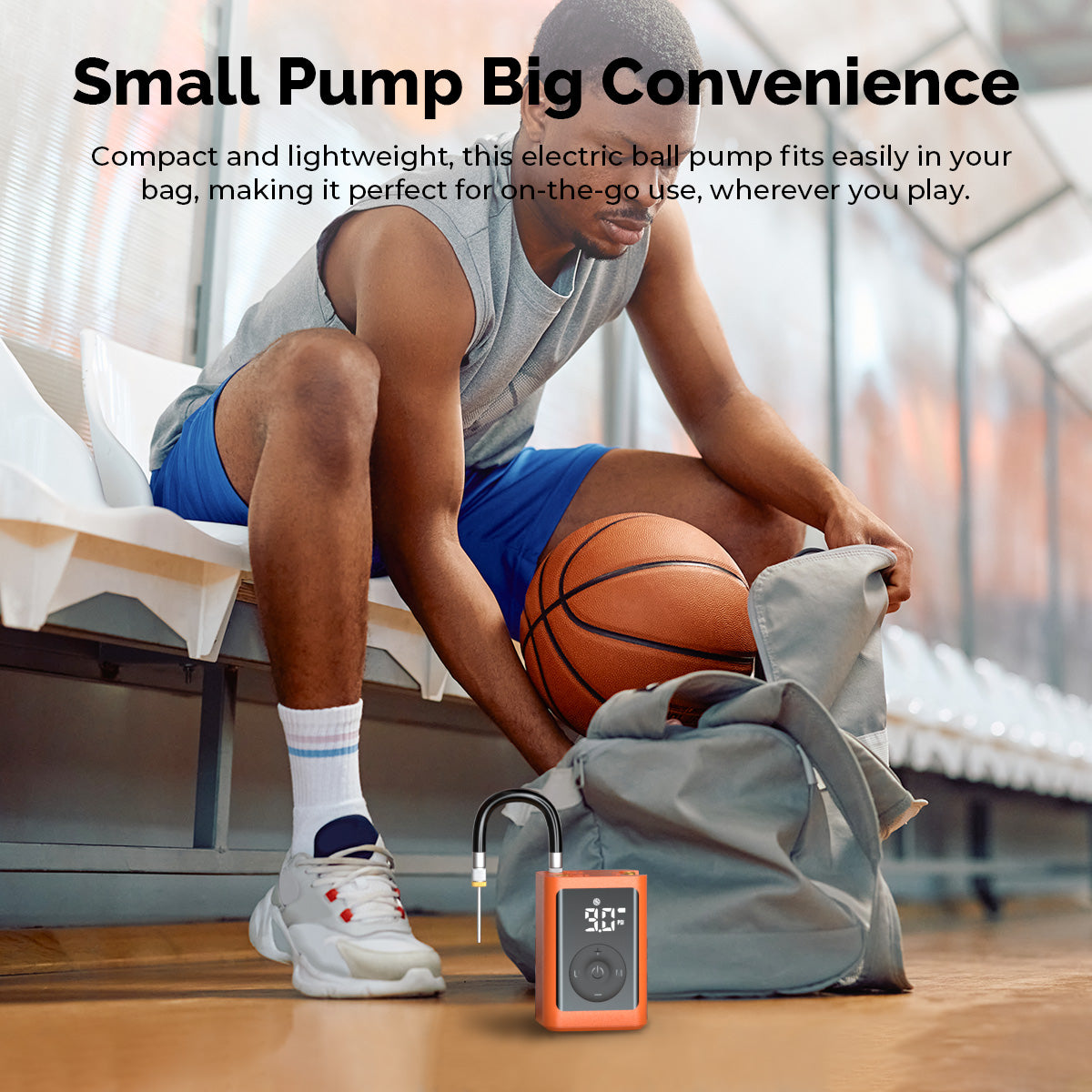ETENWOLF P300 PLUS Electric Ball Pump (small pump big convenience)