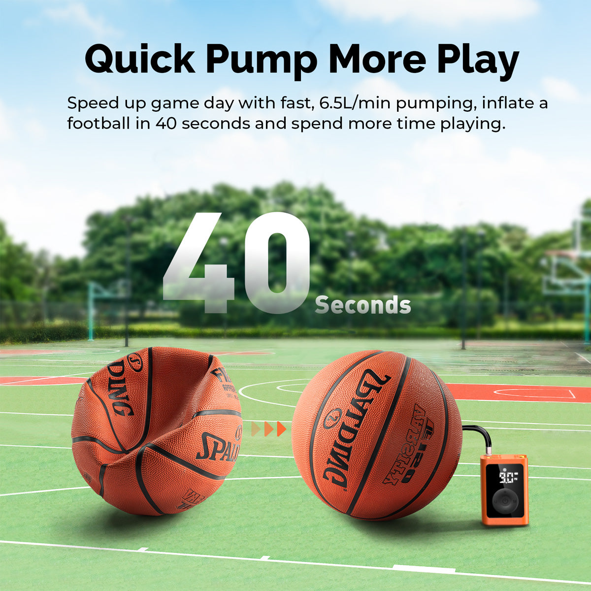 ETENWOLF P300 PLUS Electric Ball Pump (quick pump)