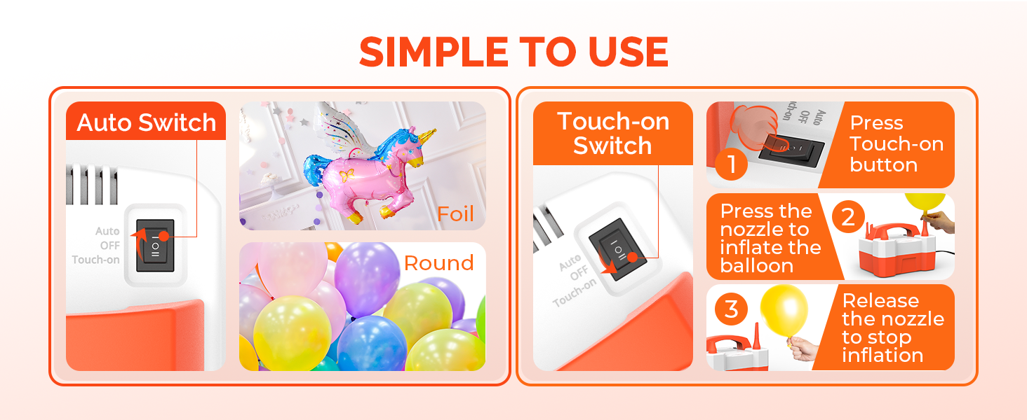 ETENWOLF P400 Balloon Pump Electric for Balloons