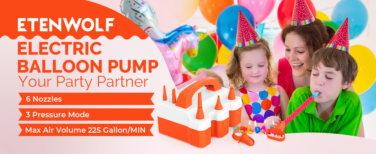 ETENWOLF P600 Balloon Pump Electric for Balloons