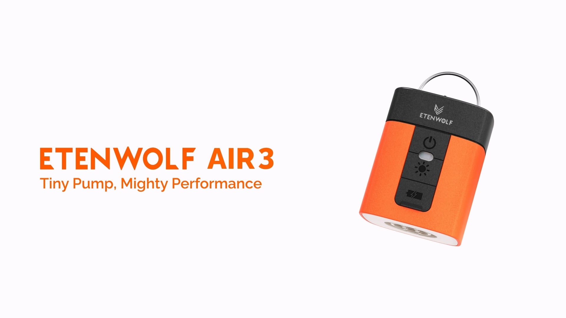 ETENWOLF AIR 3 Electric Air Pump for Inflatables (2600mAh Battery)