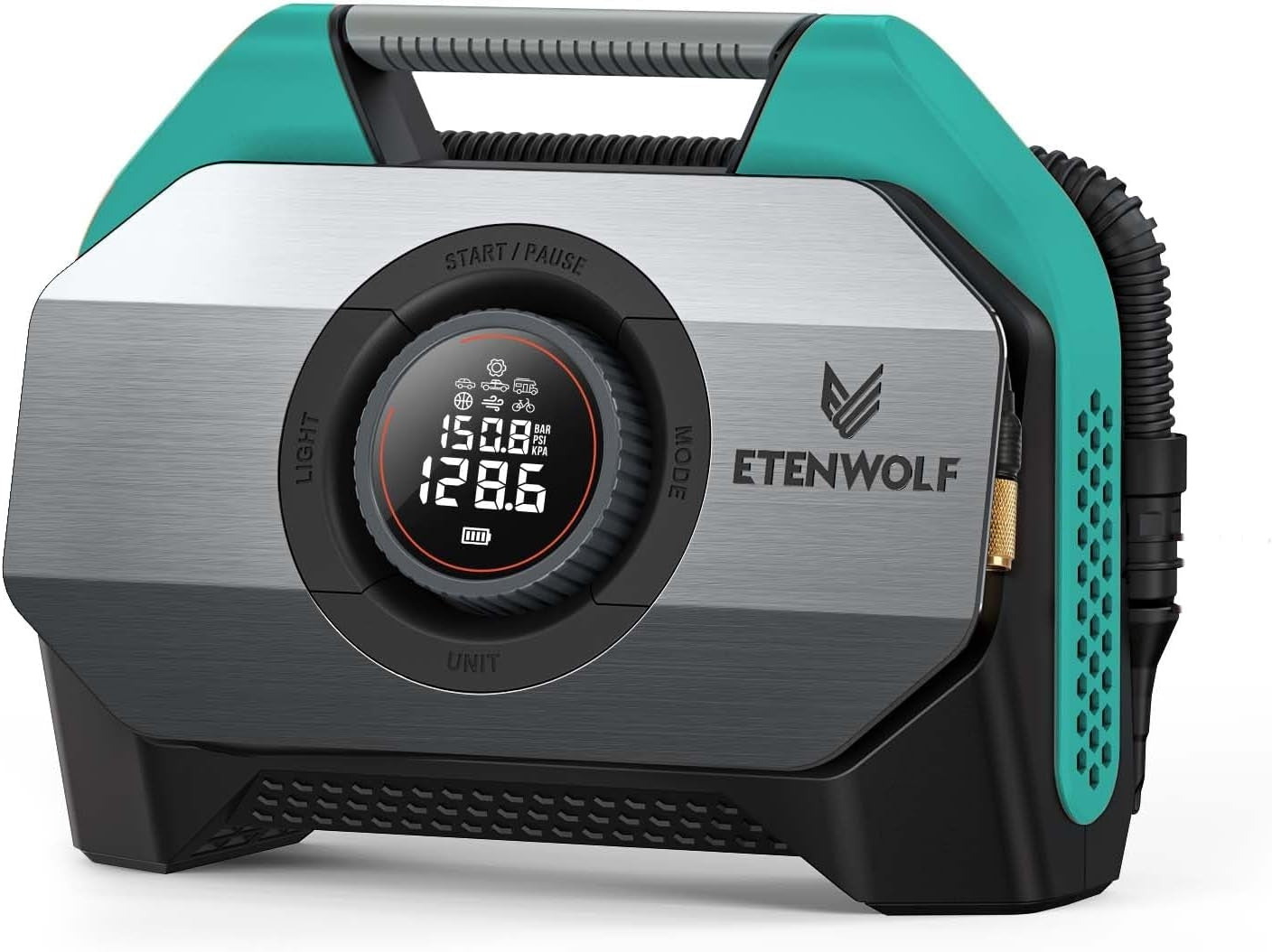 ETENWOLF Vortex S6 Heavy Duty Tire Inflator Air Compressor