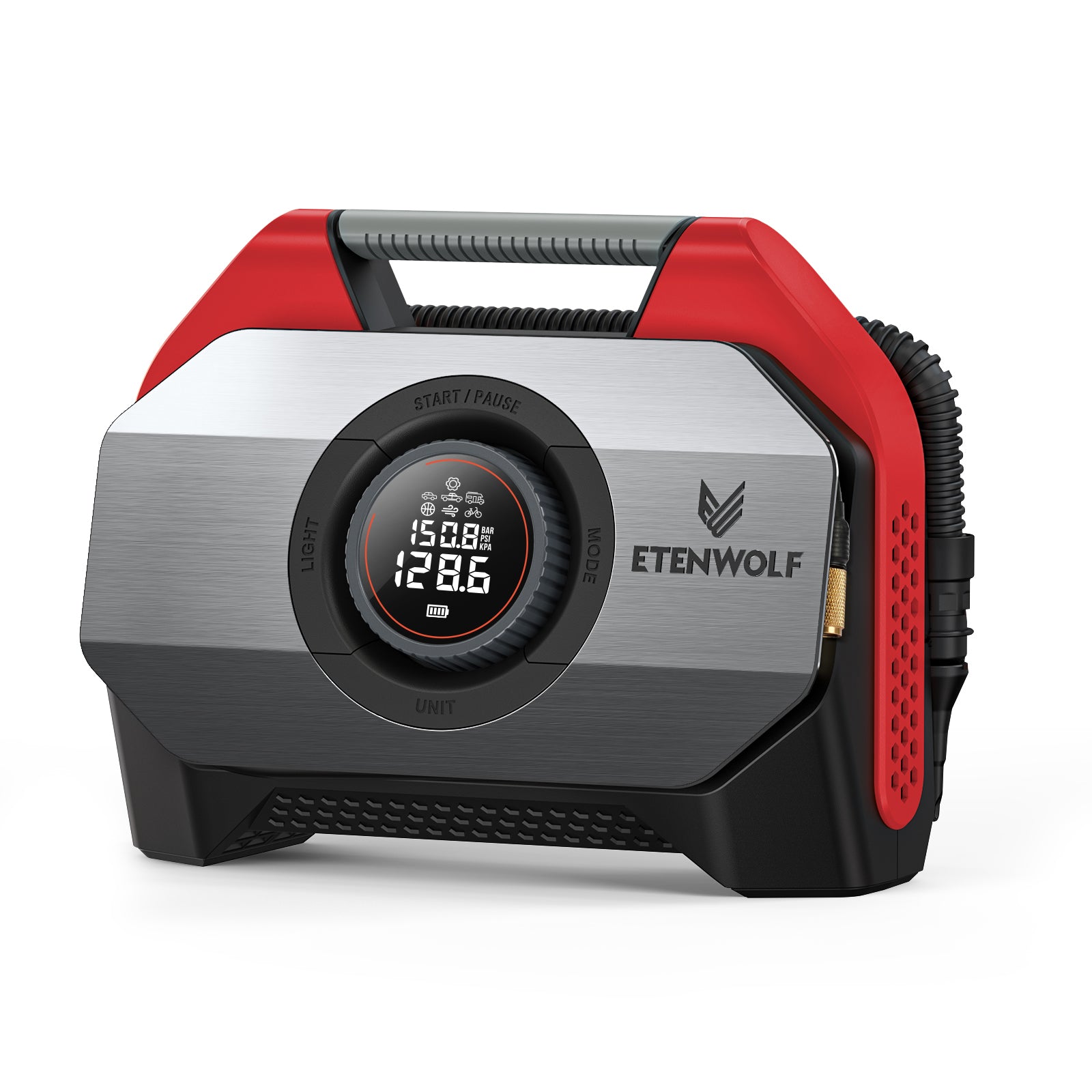 ETENWOLF Vortex S6 Heavy Duty Tire Inflator Air Compressor