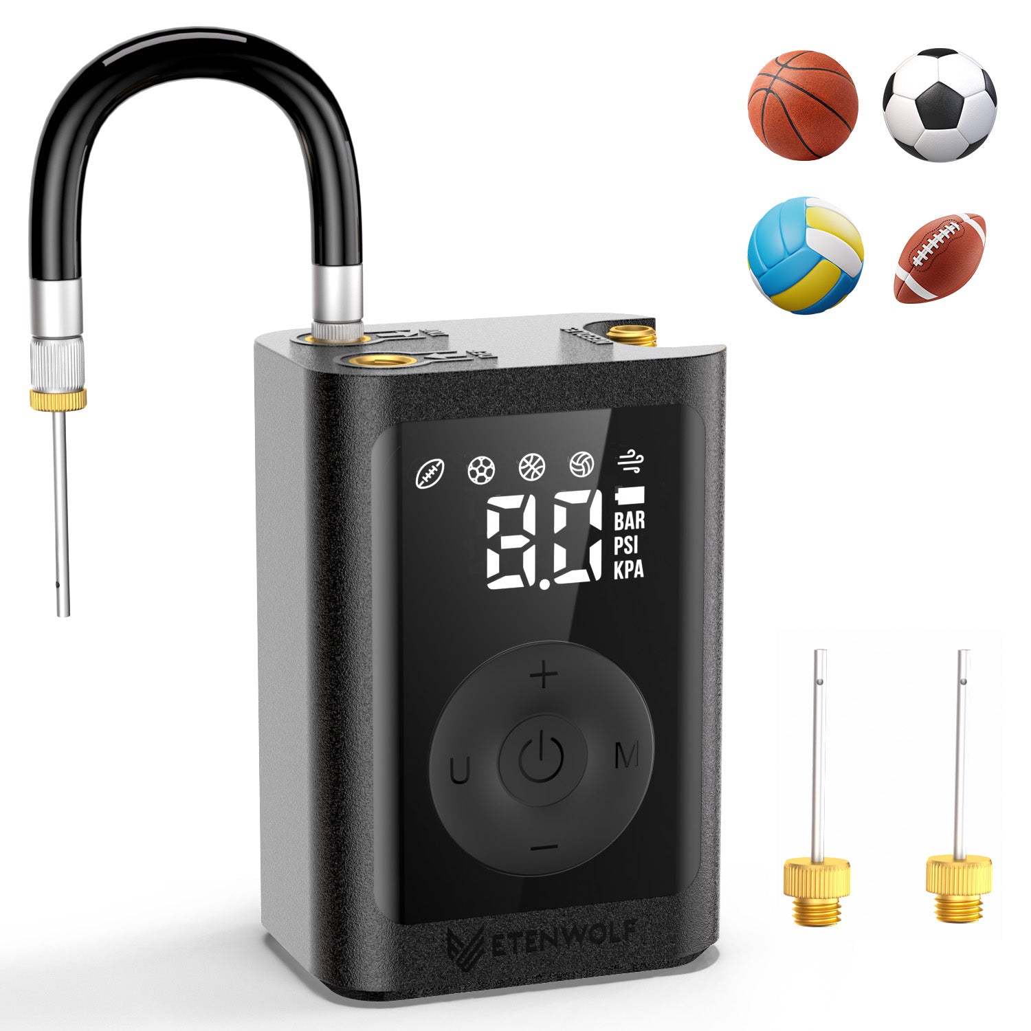 ETENWOLF P300 PLUS Electric Ball Pump (black)