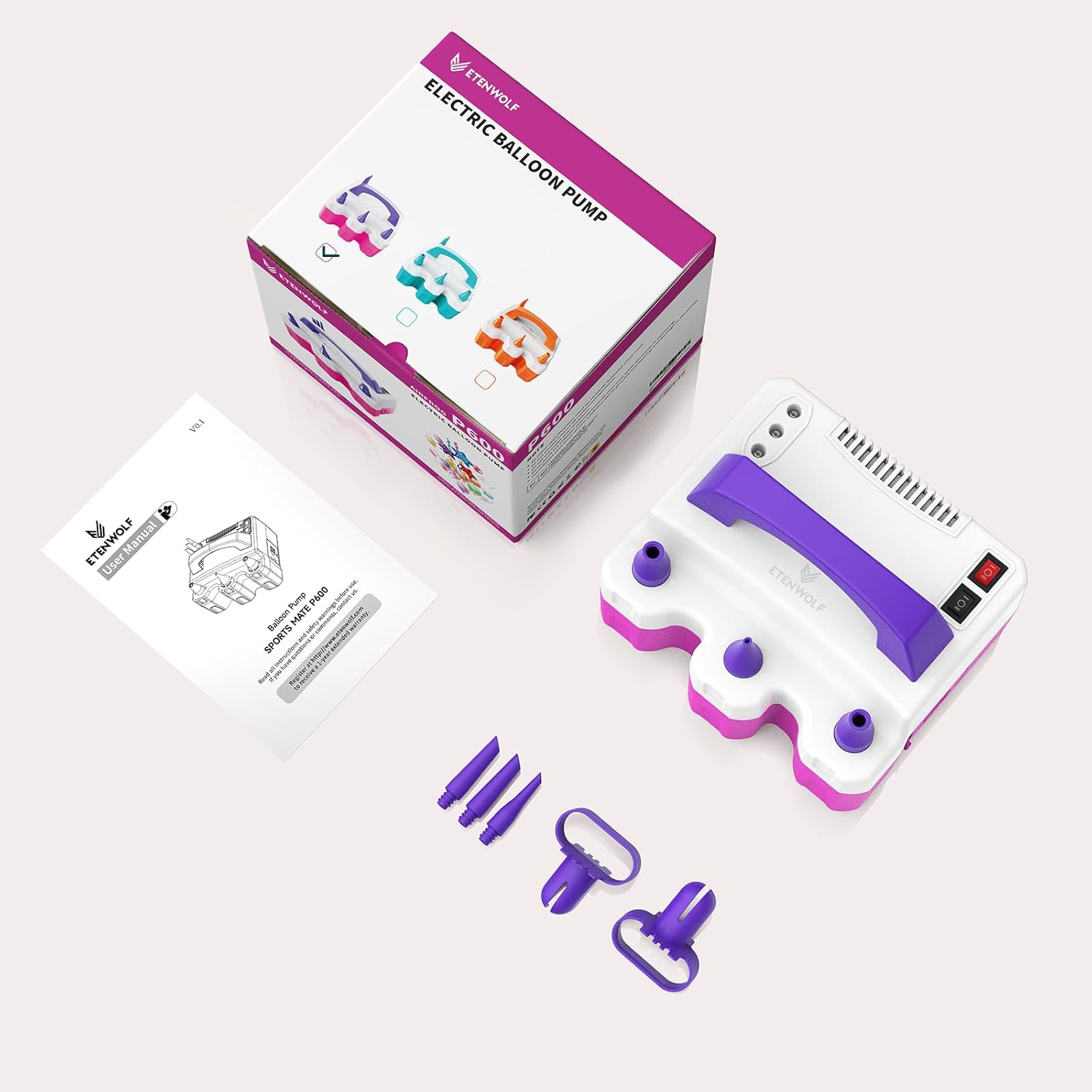 ETENWOLF P600 Balloon Pump Electric for Balloons