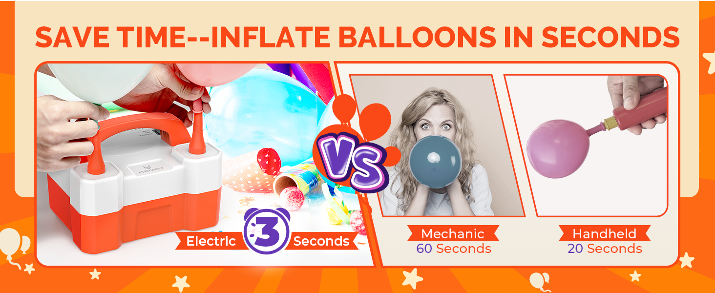 ETENWOLF P400 Balloon Pump Electric for Balloons