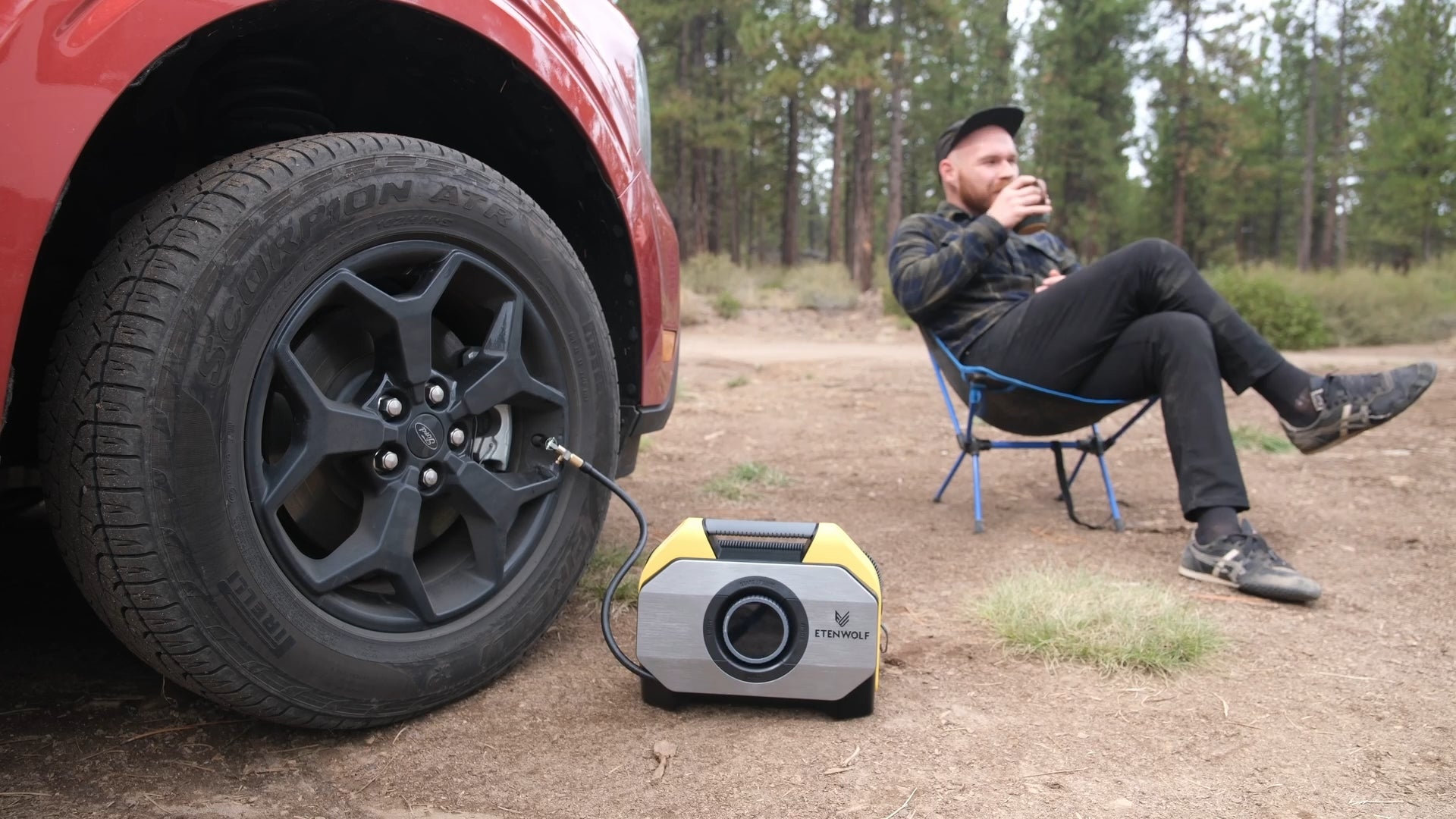 tire inflator portable air compressor