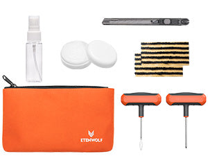 ETENWOLF Flat Tire Repair Kit with Plugs 16 Pcs