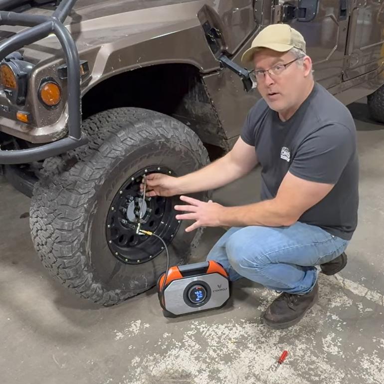 ETENWOLF Vortex S6 Heavy Duty Tire Inflator Air Compressor