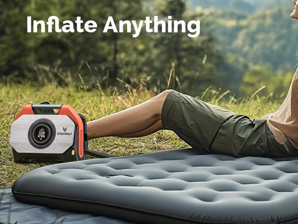 ETENWOLF Vortex S6 Heavy Duty Tire Inflator Air Compressor inflator anything