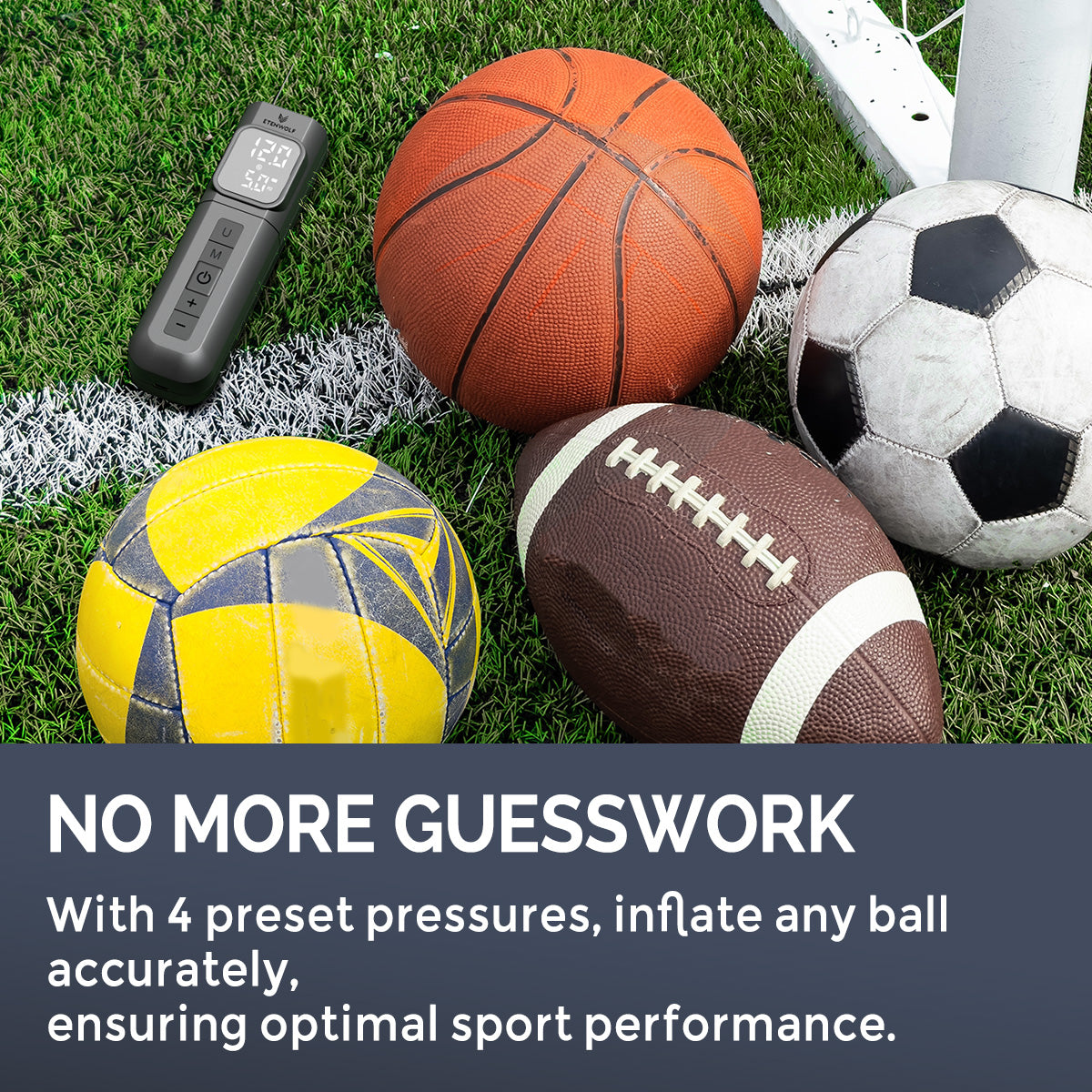 ETENWOLF P200 Electric Sports Ball Pump