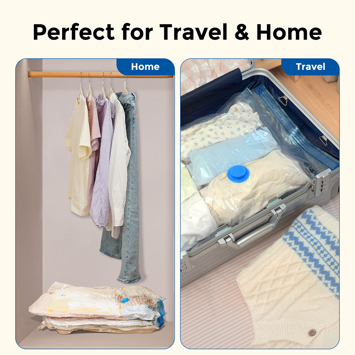 ETENWOLF Vacuum Storage Bags with Rechargeable Wireless Pump