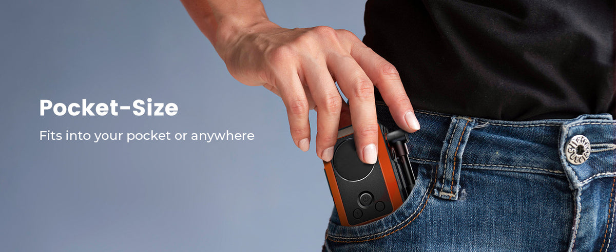 Pocket-Size Electric Bike Pump, Fits into your pocket or anywhere