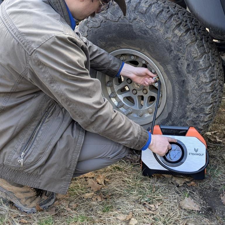 ETENWOLF Vortex S6 Heavy Duty Tire Inflator Air Compressor