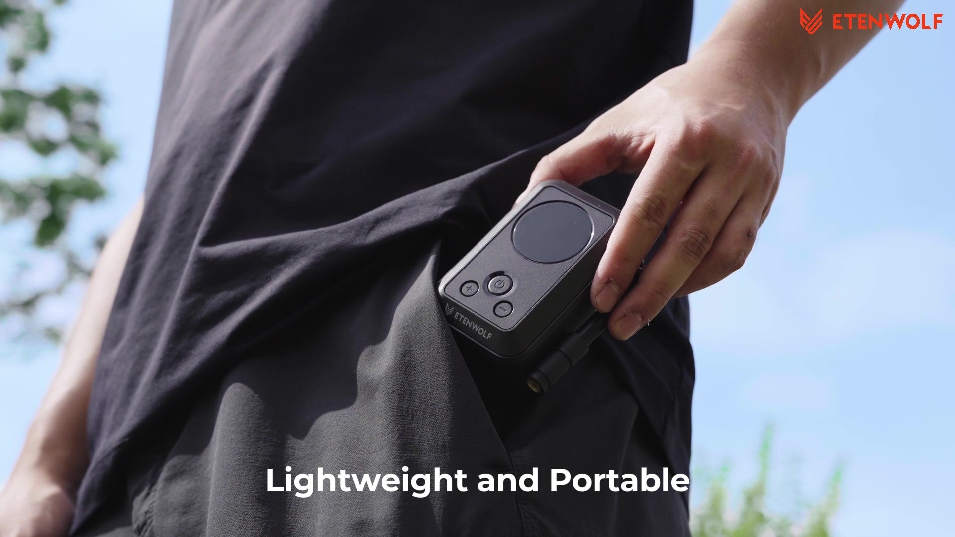 ETENWOLF S0 Mini Electric Bike Pump (150 PSI MAX)